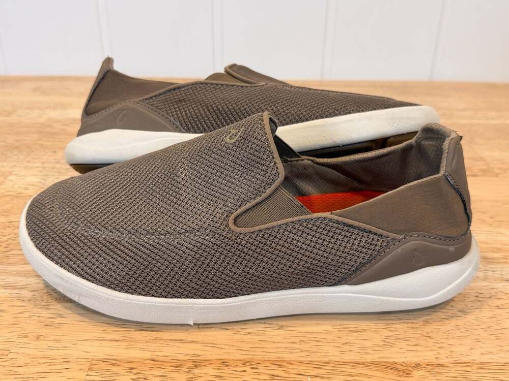 OluKai Nohea Pae Men's Slip-On Sneakers Size 10